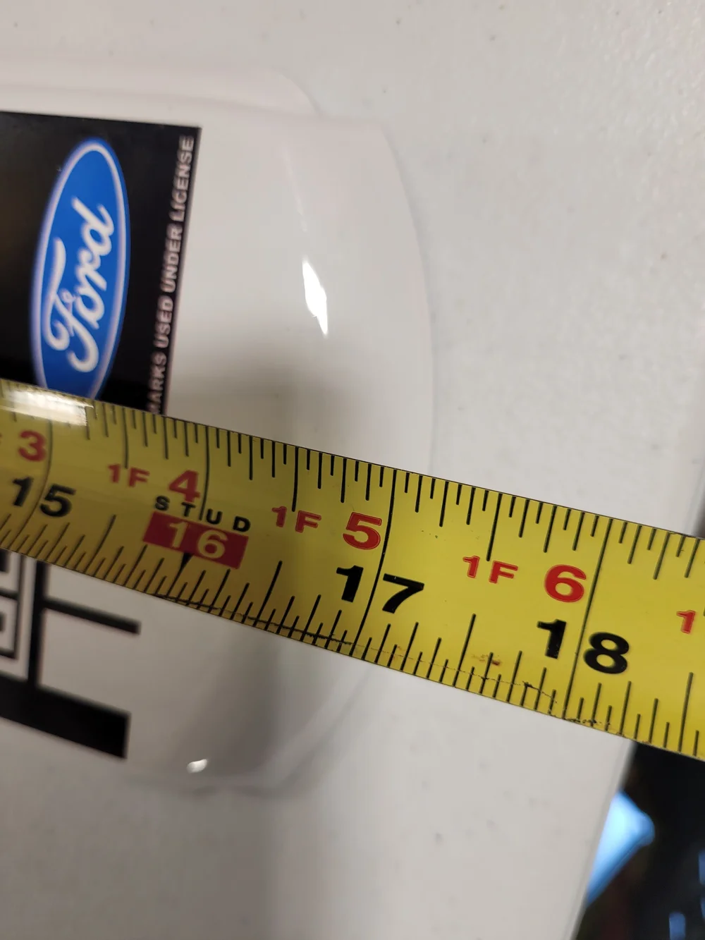 Ford Red and Black Pace Car Wall Thermometer Décor